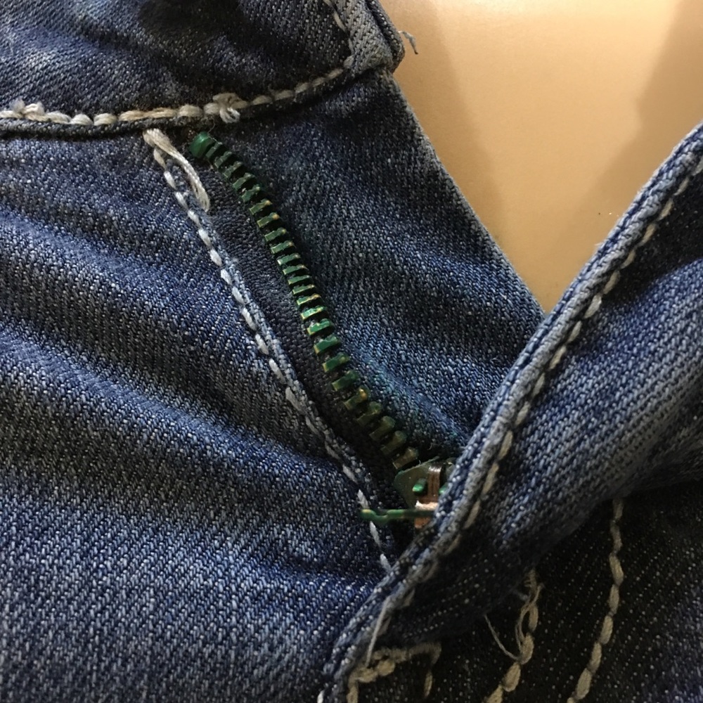 Machine Washable Rhinestone Jeans - Picture 7 of 8